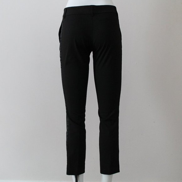 Yves Saint Laurent YSL Tuxedo Ankle Pant Black Size 34 - Picture 3 of 5